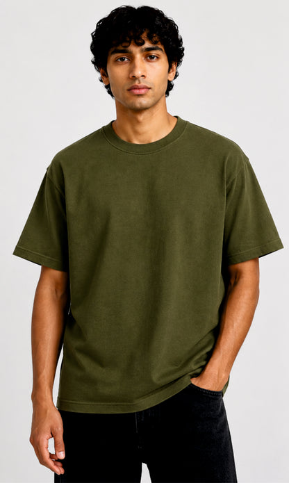 Oversized Round Neck T-shirt